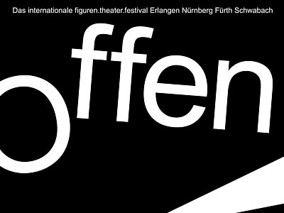 Schwarzes Buch mit dem Titel „OFFEN“ in weißen Großbuchstaben.