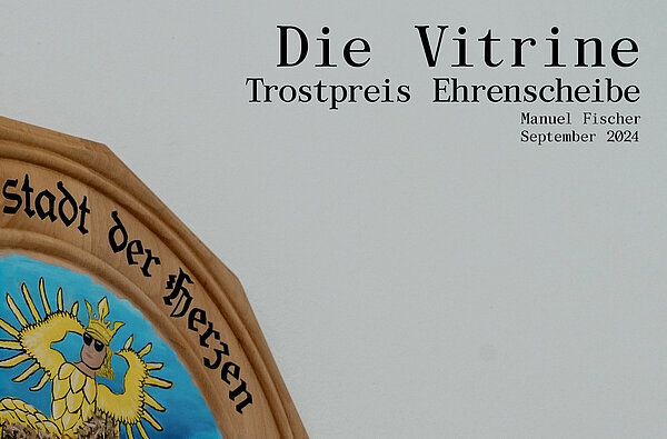 Entwurf für einen Trostpreis anlässlich des verpassten Kulturhauptstadt-Zuschlags von Manuel Fischer