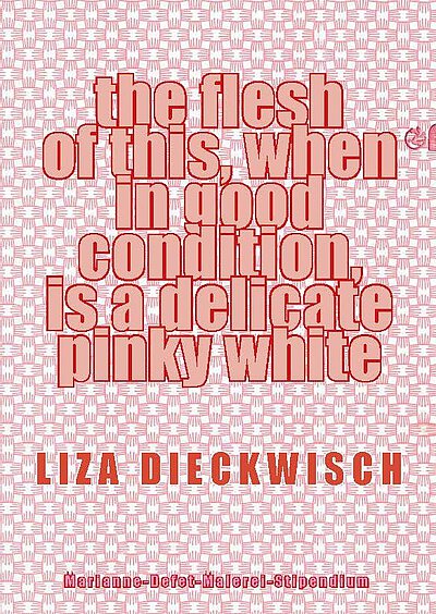 Katalogcover von Liza Dieckwisch.