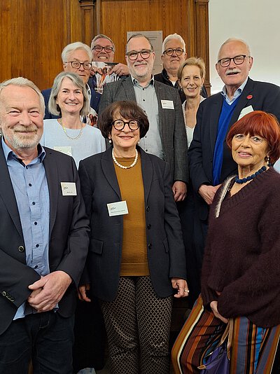 Foto mit dem neuen Vorstand der Kunstvilligen.