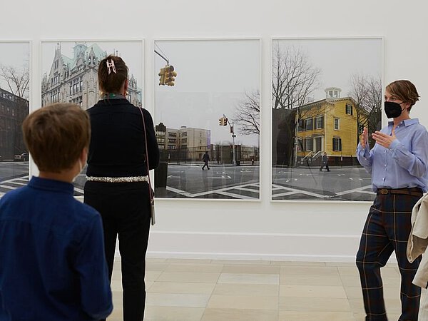 Blick in die Ausstellung von Barbara Probst in der Kunsthalle Nürnberg