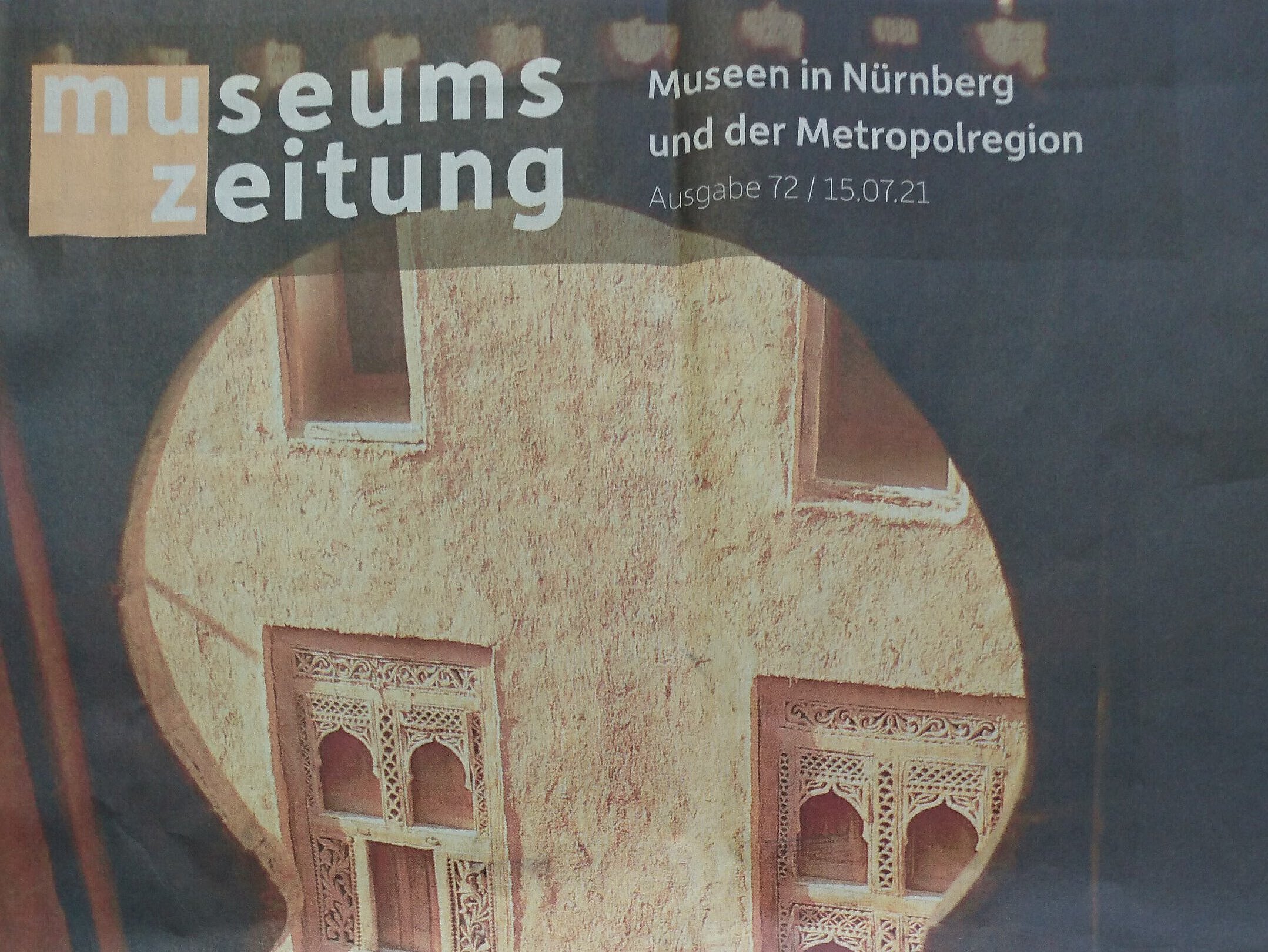 Titelseite der Museumszeitung Ausgabe 72 vom 15.07.21